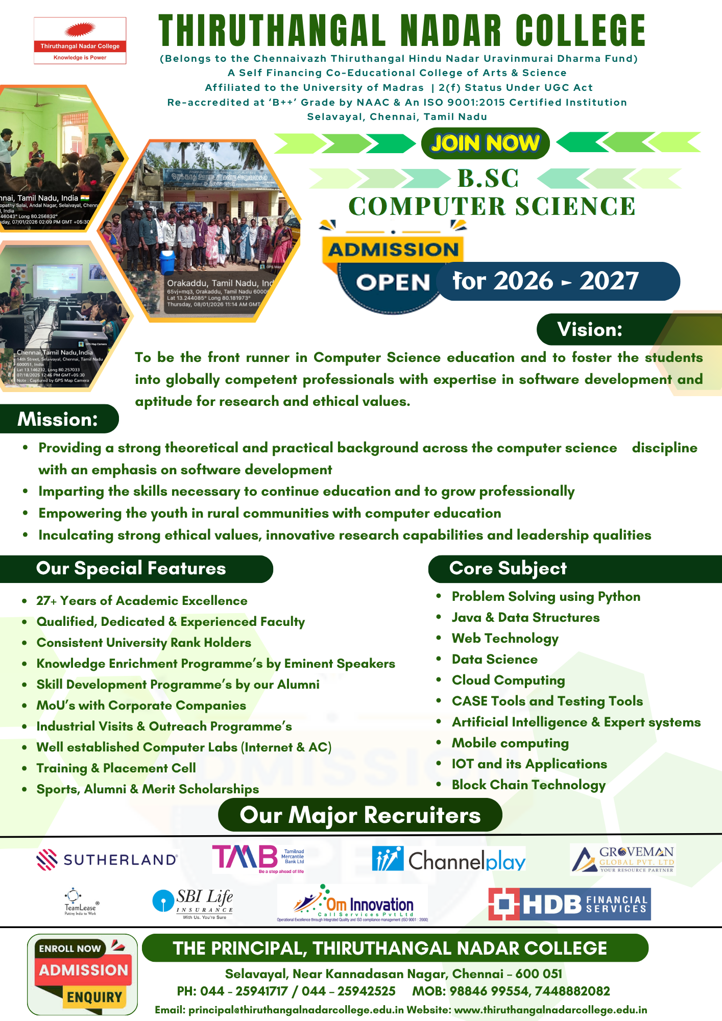 B.Sc Computer Science